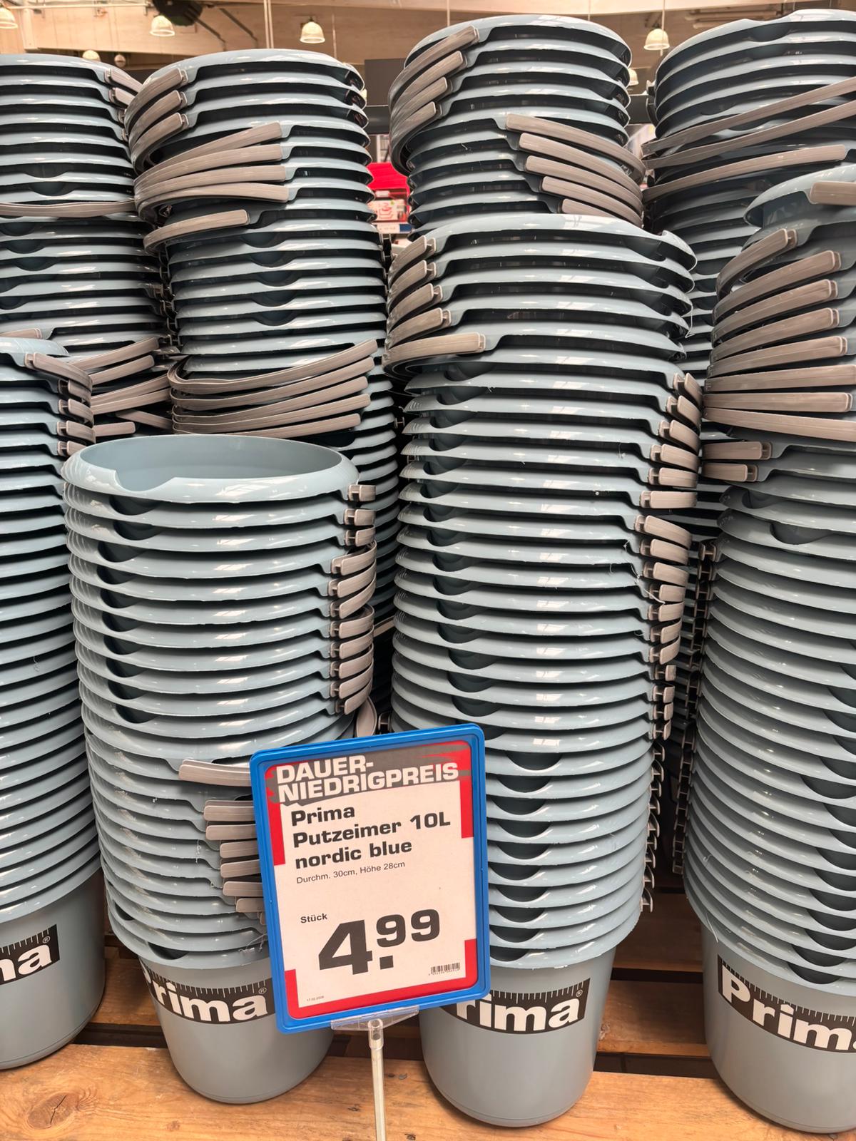 Prima Putzeimer 10L nordic blue