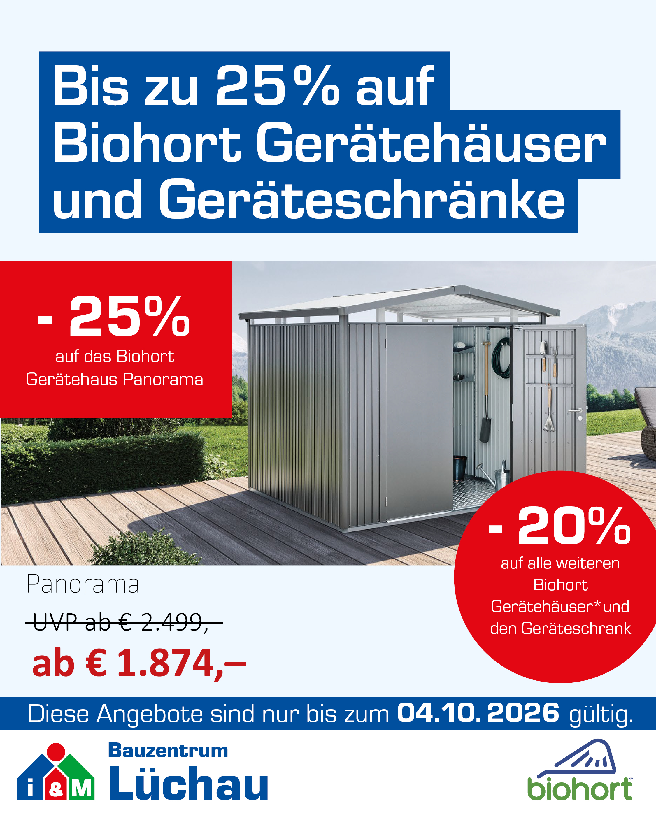 Biohort Gartenlösung 1