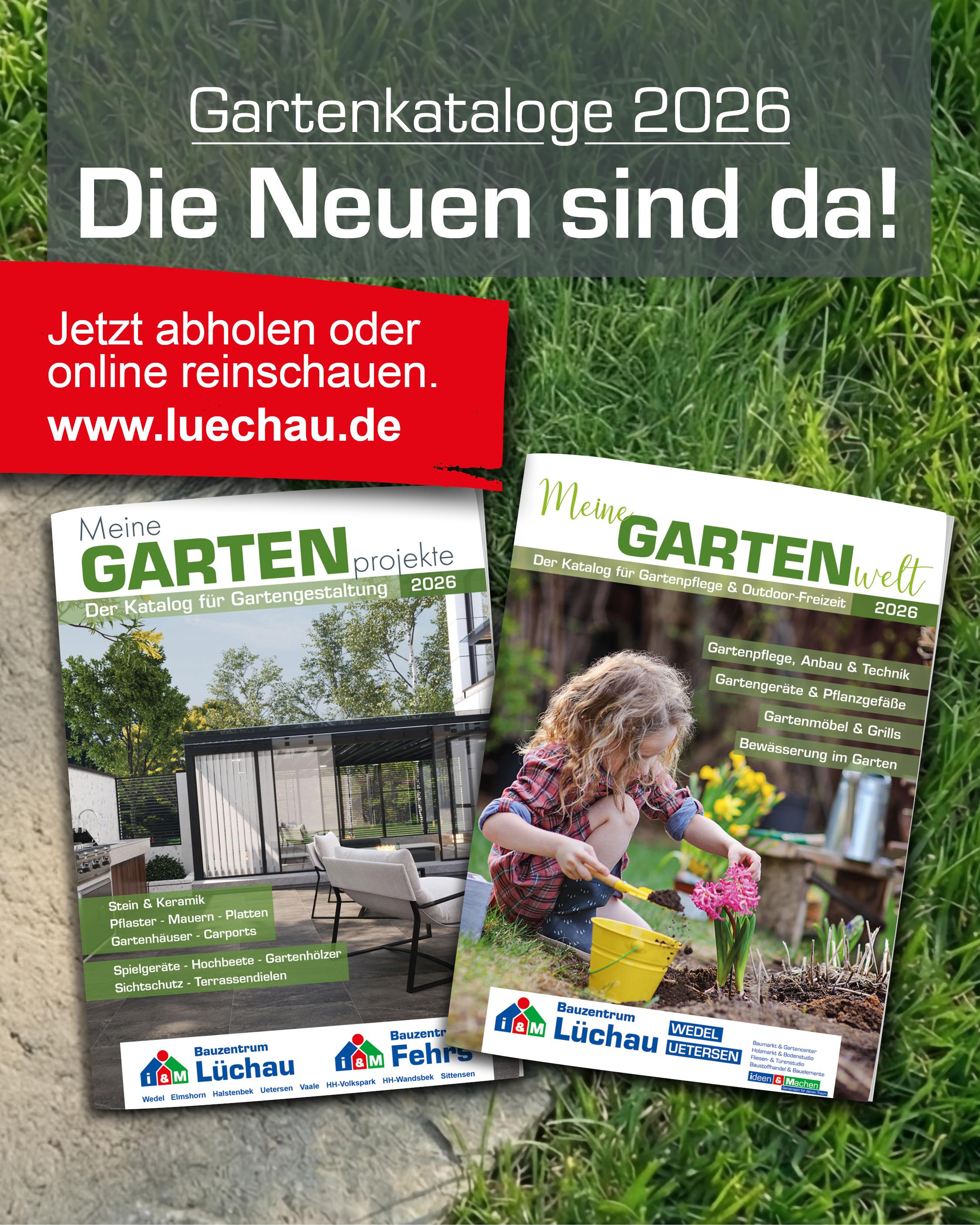 Gartenkatalog 2026 bei Lüchau
