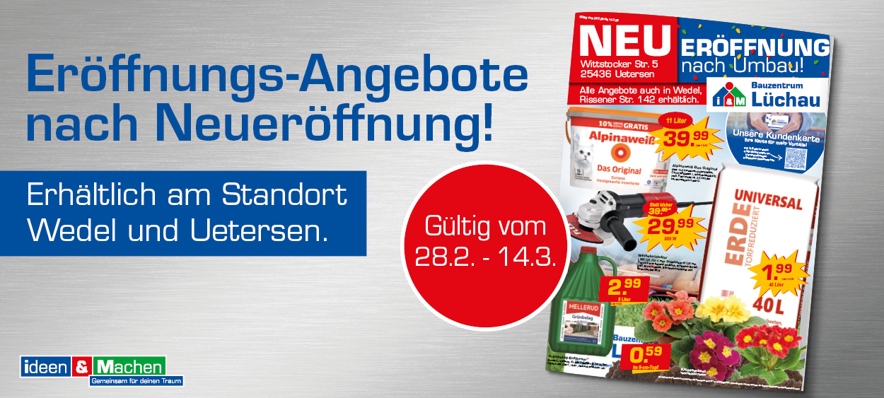 Aktuelle Angebote beim Bauzentrum Lüchau