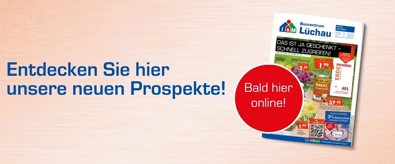 Aktuelle Angebote vom Bauzentrum Lüchau in Wedel und Uetersen