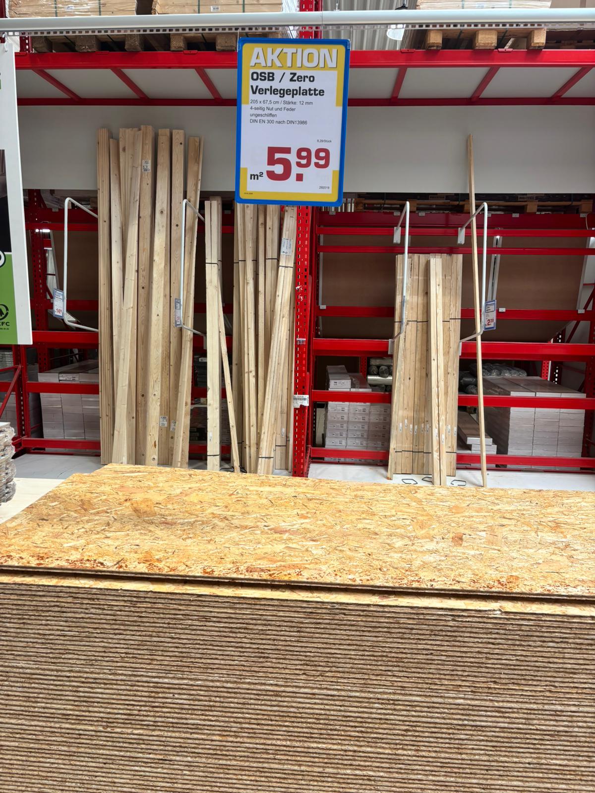 OSB / Zero Verlegeplatte